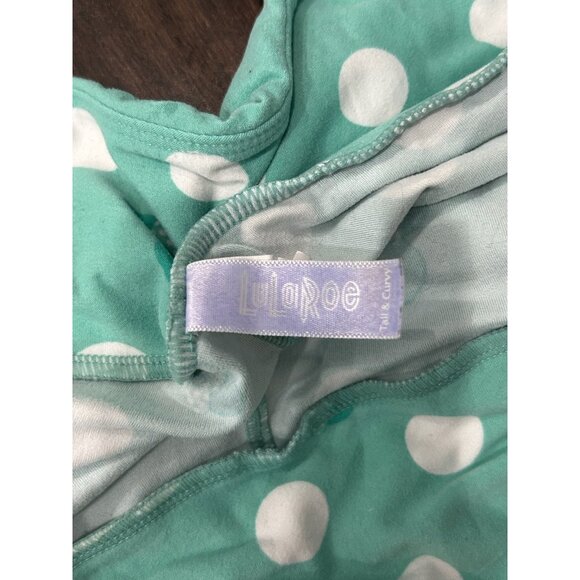 Lularoe Disney Leggings Polka Dot Minnie Mouse Print Tall Curvy - Picture 10 of 10